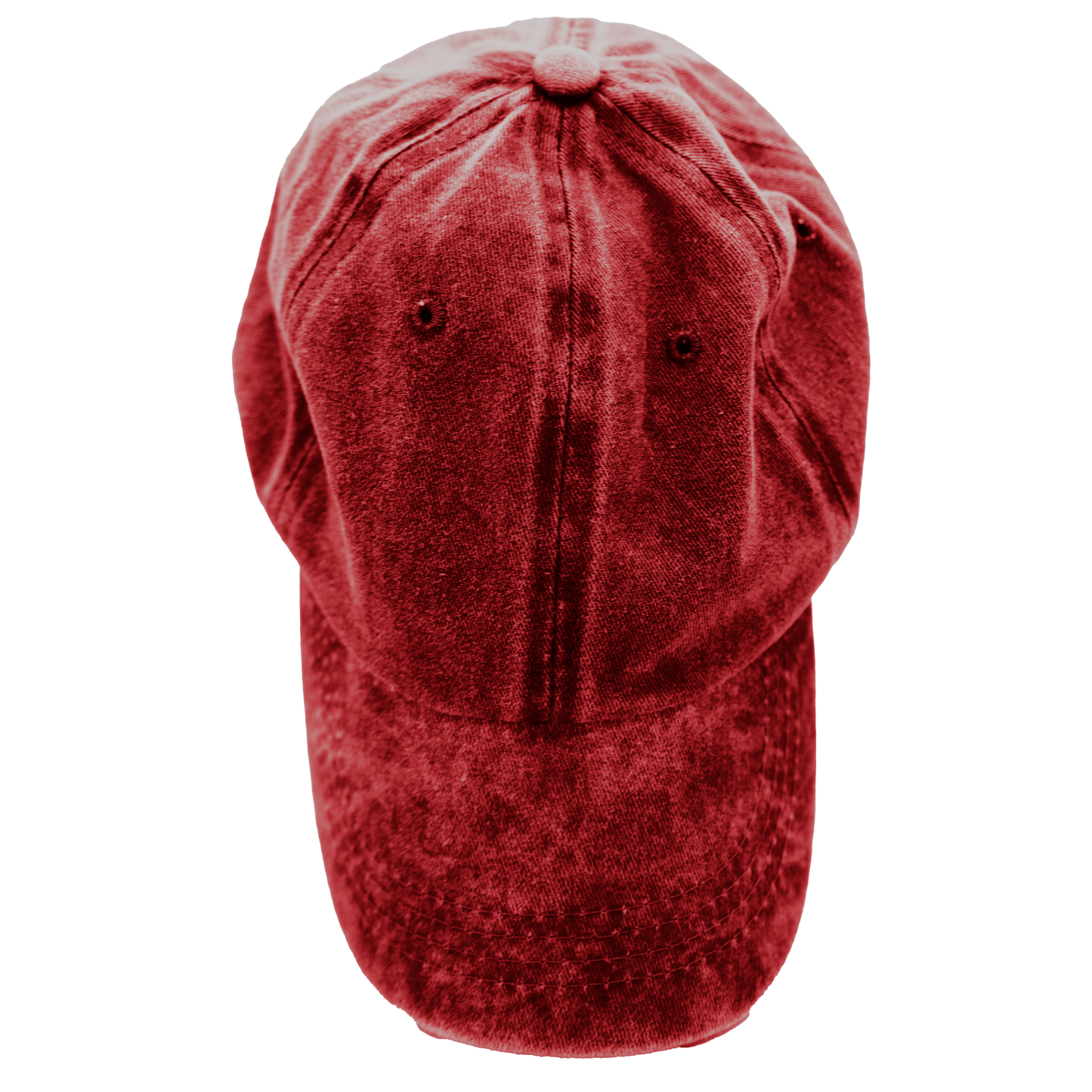 Acid Washed Dad Cap - Night Red