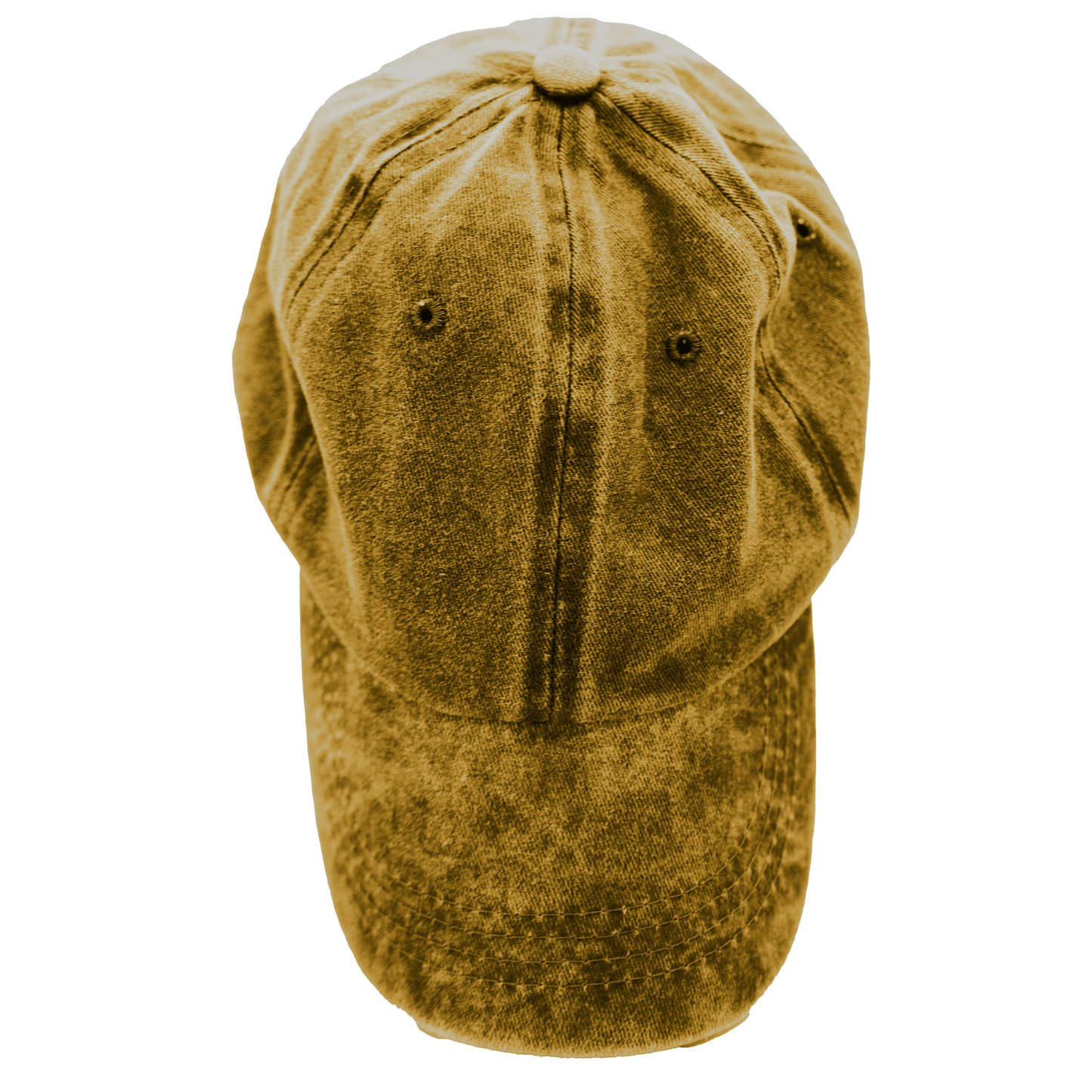 Acid Washed Dad Cap - Mustard