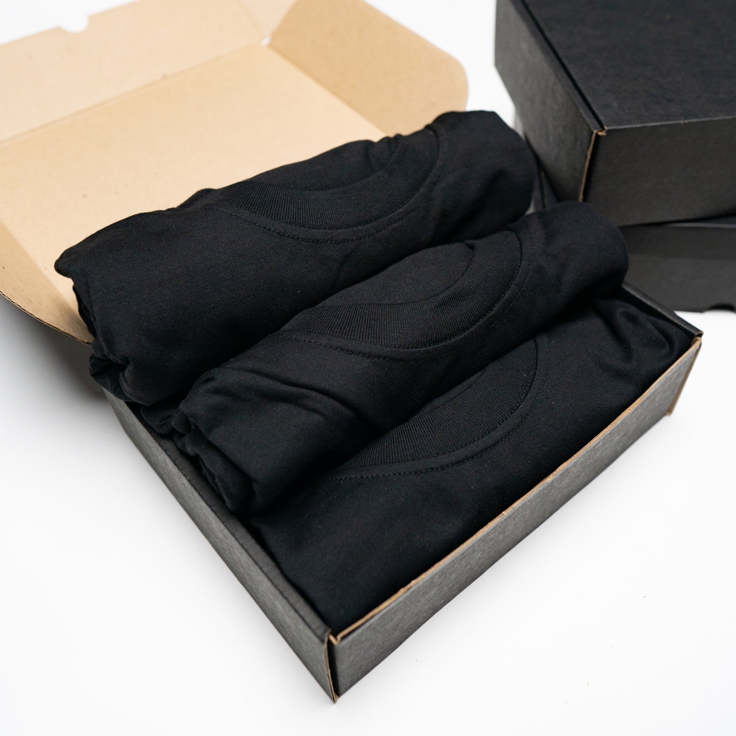 Box of 3 - Daily Black Shirt